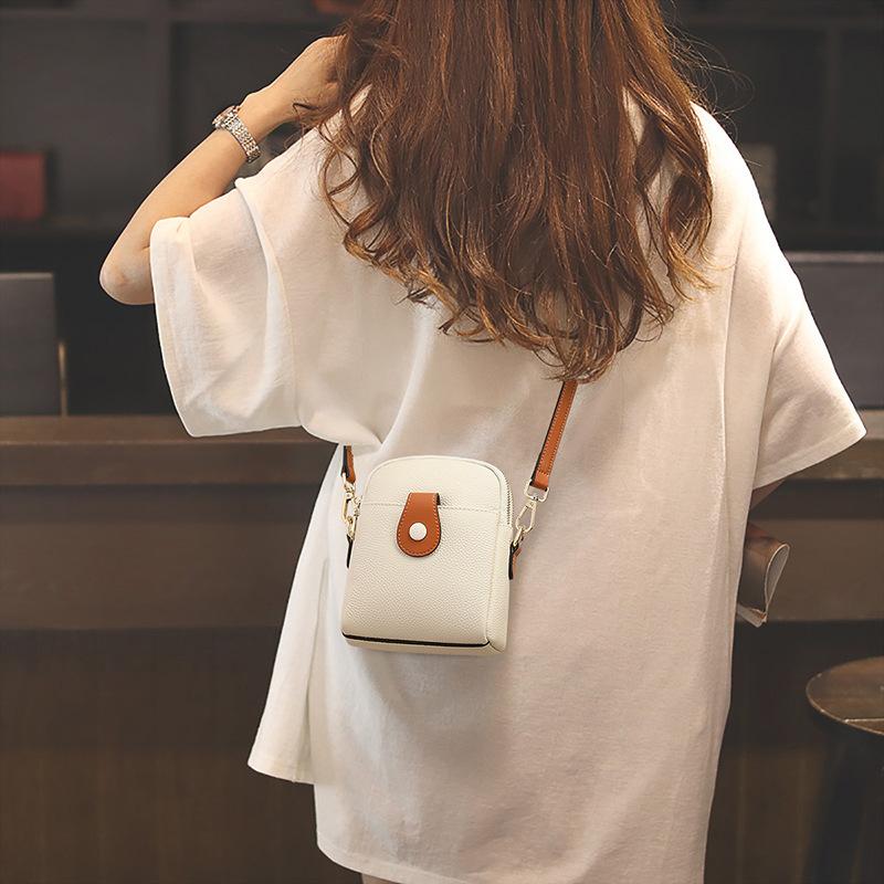 Bag Women'S Bag Mini Niche Mobile Phone Bag Fashion Versatile Messenger Bag Light Luxury Simple Shoulder Bag Small Bag