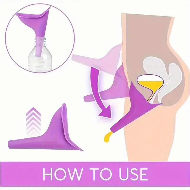 Special Vehicle-mounted Upright Portable Urinal Funnel for Women