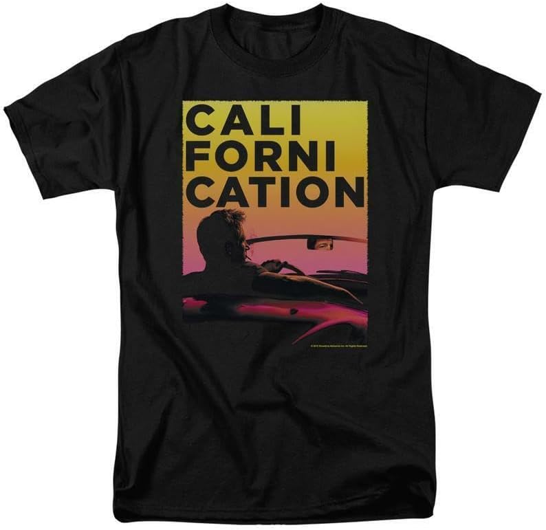 Californication Men T Shirt Men s Regular fit Cotton Black Graphic tee SHO497 L чёрный