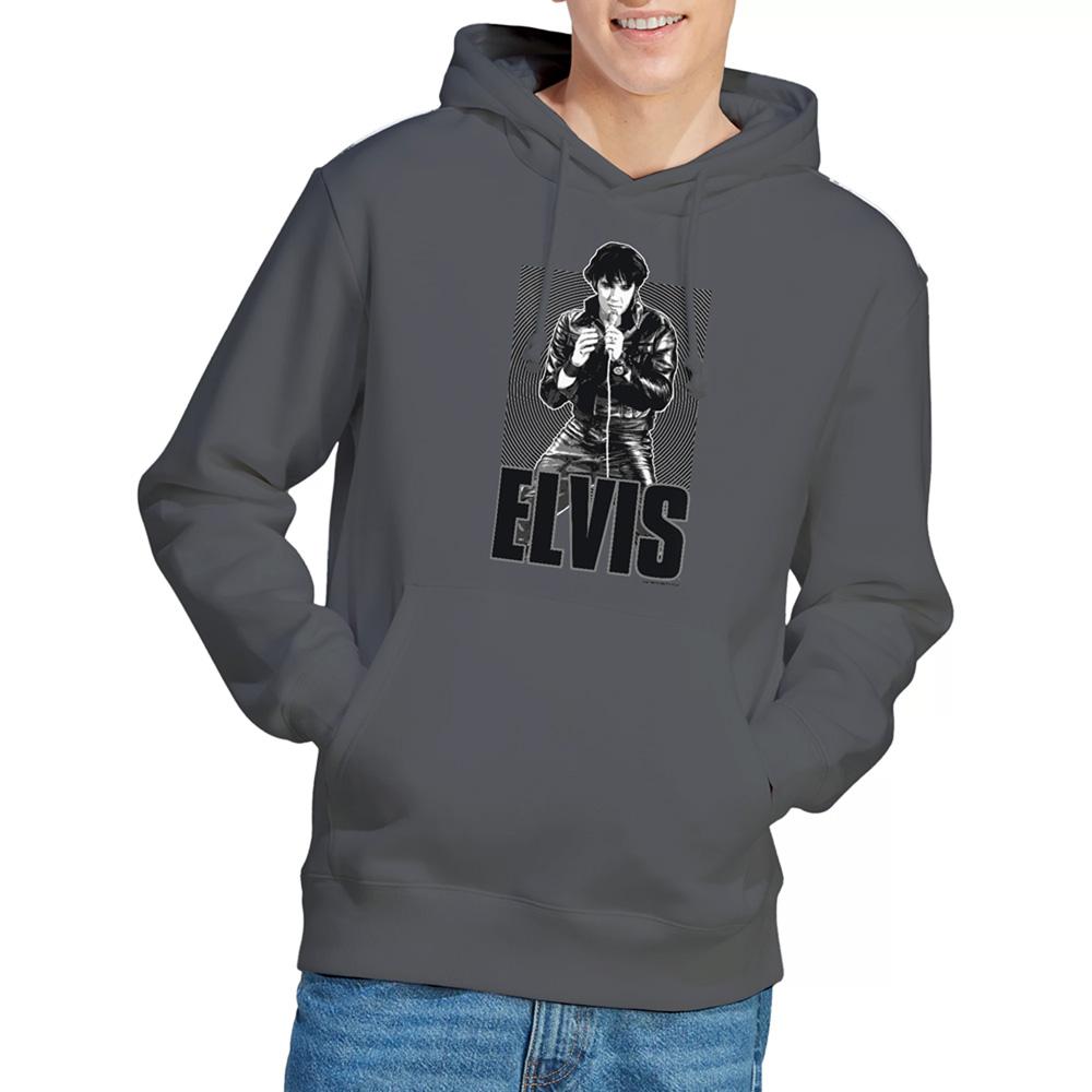 Elvis Presley Unisex Adult Leather Jacket Hoodie