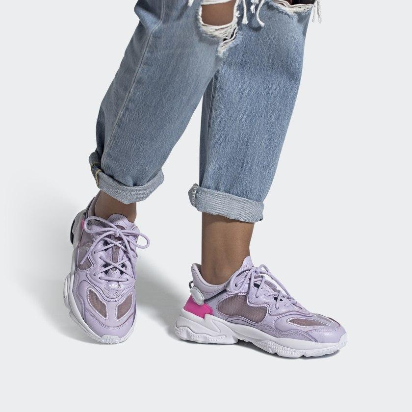 Adidas  Ozweego Lite Purple Tint Screaming Pink Women Sneakers G55648