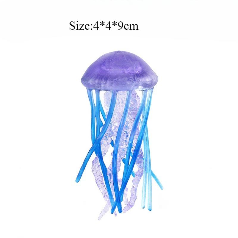 Simulated Jellyfish Fridge Stickers Artificial Marine Animal Models Starfish Sea Anemone Fridge Magnets Children Gifts