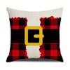 Christmas Pillowcase 4 PCS Decorative Square Pillowcase Without Pillow Core 45CM