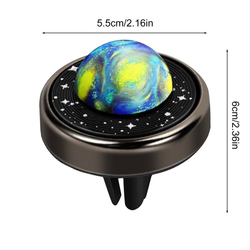 Car Diffuser Vent Clip Decorative Planet Shape Vent Clip Aromatherapy For Car Easy Installation Multifunctional Car Interior