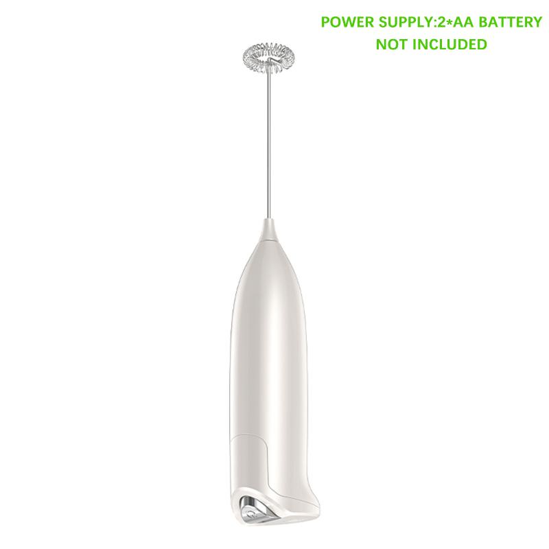 

Електричний спінювач молока Ручний блендер Портативний Міні Ручний Швидкий спінювач Кава Капучино Віночок Міксер Подрібнювач для їжі з підставкою білий