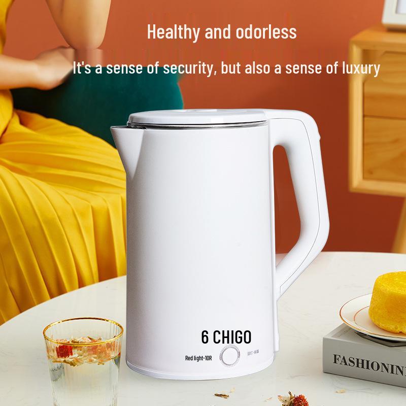 Chigo Intelligenter Elektrischer Wasserkocher aus Edelstahl - Schnellkochend, Großes Fassungsvermögen, Warmhaltefunktion