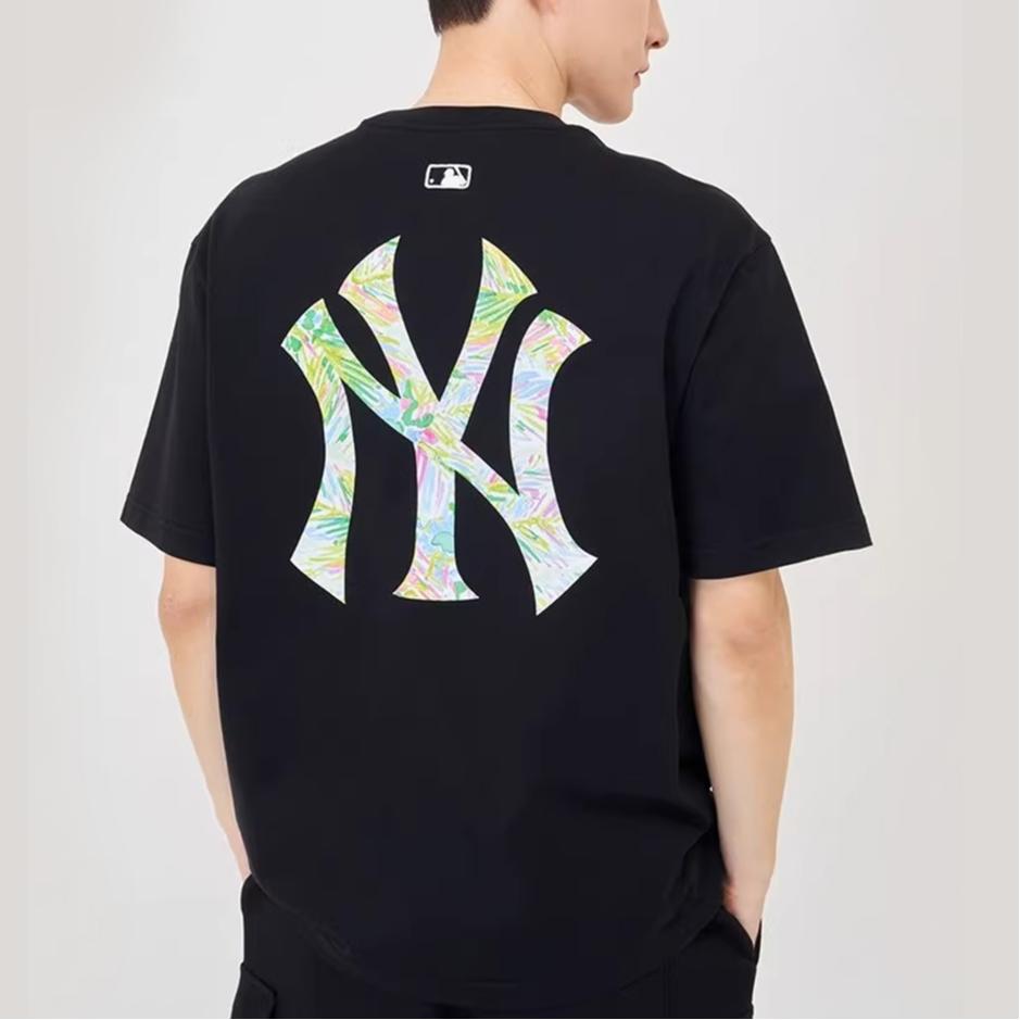New MLB New York Yankees T Shirts Unisex Black 3ATSX0543-50BKS