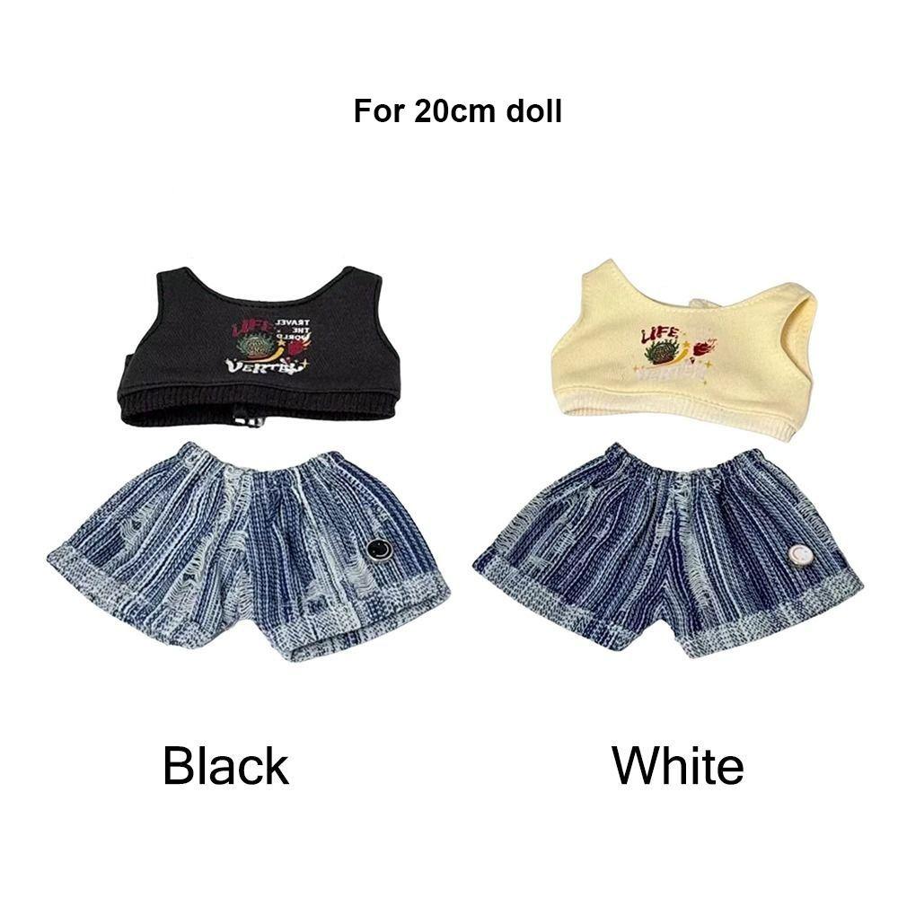 Replacement Outfit Miniature Vest Pants Set Doll Couples Dress Suit  Cotton Stuffed Doll