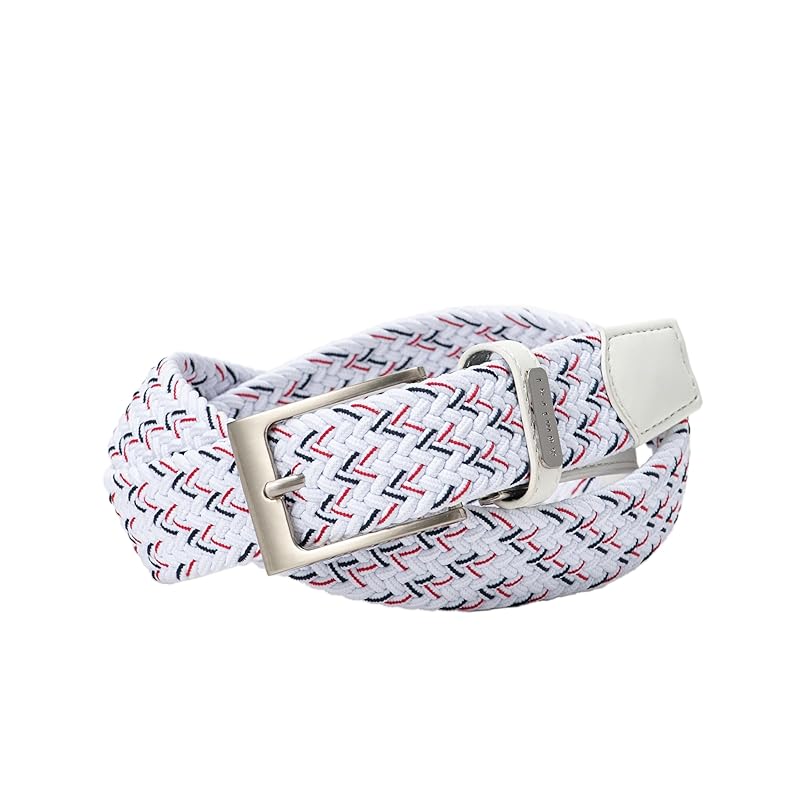 

[Admiral golf] belt belt Mesh ADMB5AV4 men s white F