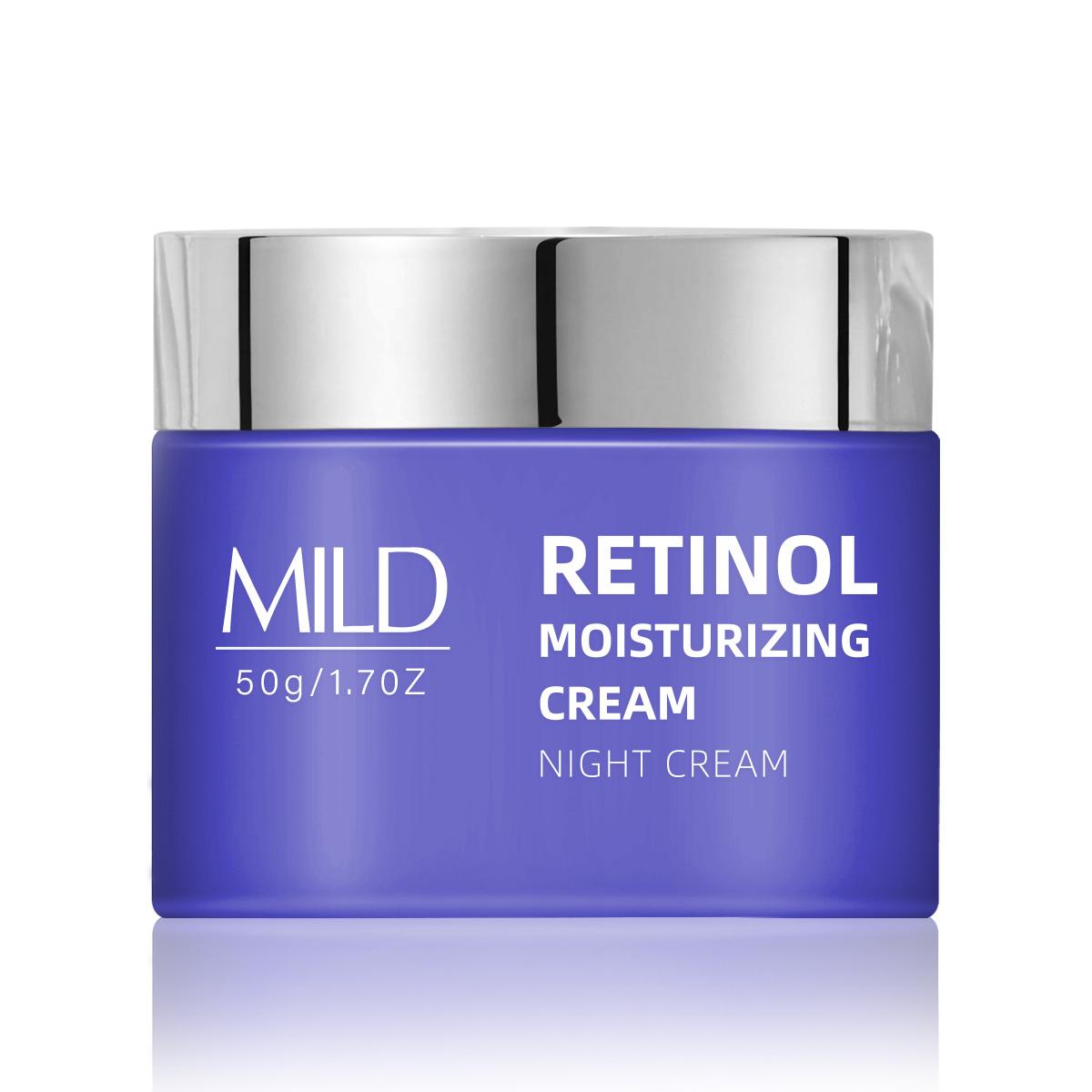 Retinol Night Moisturizing Cream Anti-Aging and Hydrating Face Treatment 50G Firming and Wrinkle Reduction Serum Cream for Smooth Radiant Skin