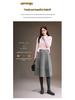 2025 Winter Slimming A-Line Wool Skirt: Mid-Length, Hip-Covering, Stylish & Comfortable Drape