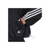 Adidas Classic Three Stripe Zip-Up Sports Hoodie Women Jackets Black HA0812