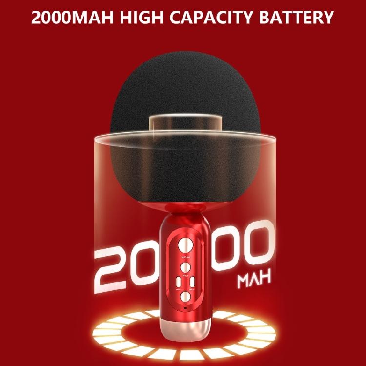 K2 Drahtloses Bluetooth-kompatibles 5.0 Mikrofon Handheld Kapazitives Mikrofon für Live-Auftritte und öffentliche Reden