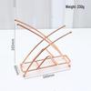 Nordic Iron Tissue Holder: Vertical Napkin Rack for Kitchen or Dining Table