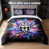 Set Biancheria da Letto Juventus FC Design 1 Copripiumino + 2 Federe Morbido Traspirante Biancheria da Letto per la Casa