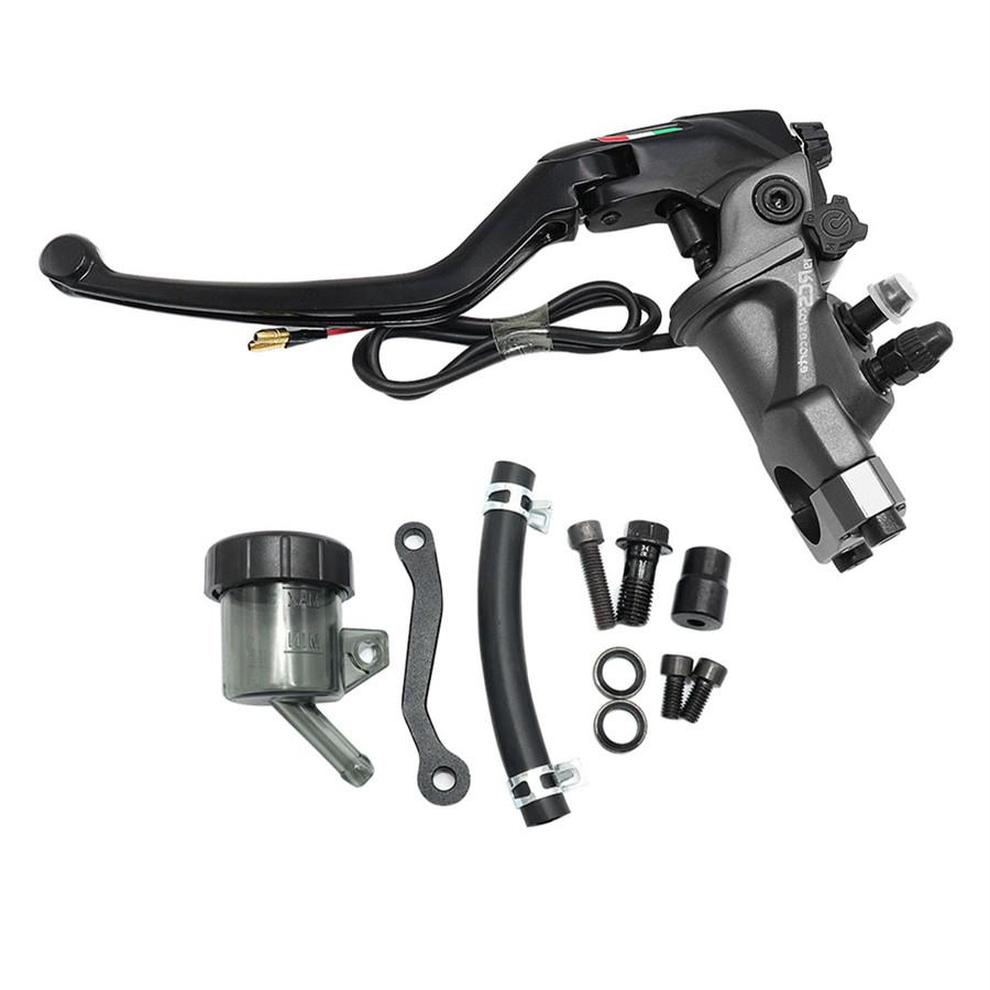 Pair CNC 19 RCS Motorcycle Brake Master Cylinder Cable clutch Radial Brake Pump 22mm Universal For Honda Yamaha Kawasaki Suzuki Right Left side