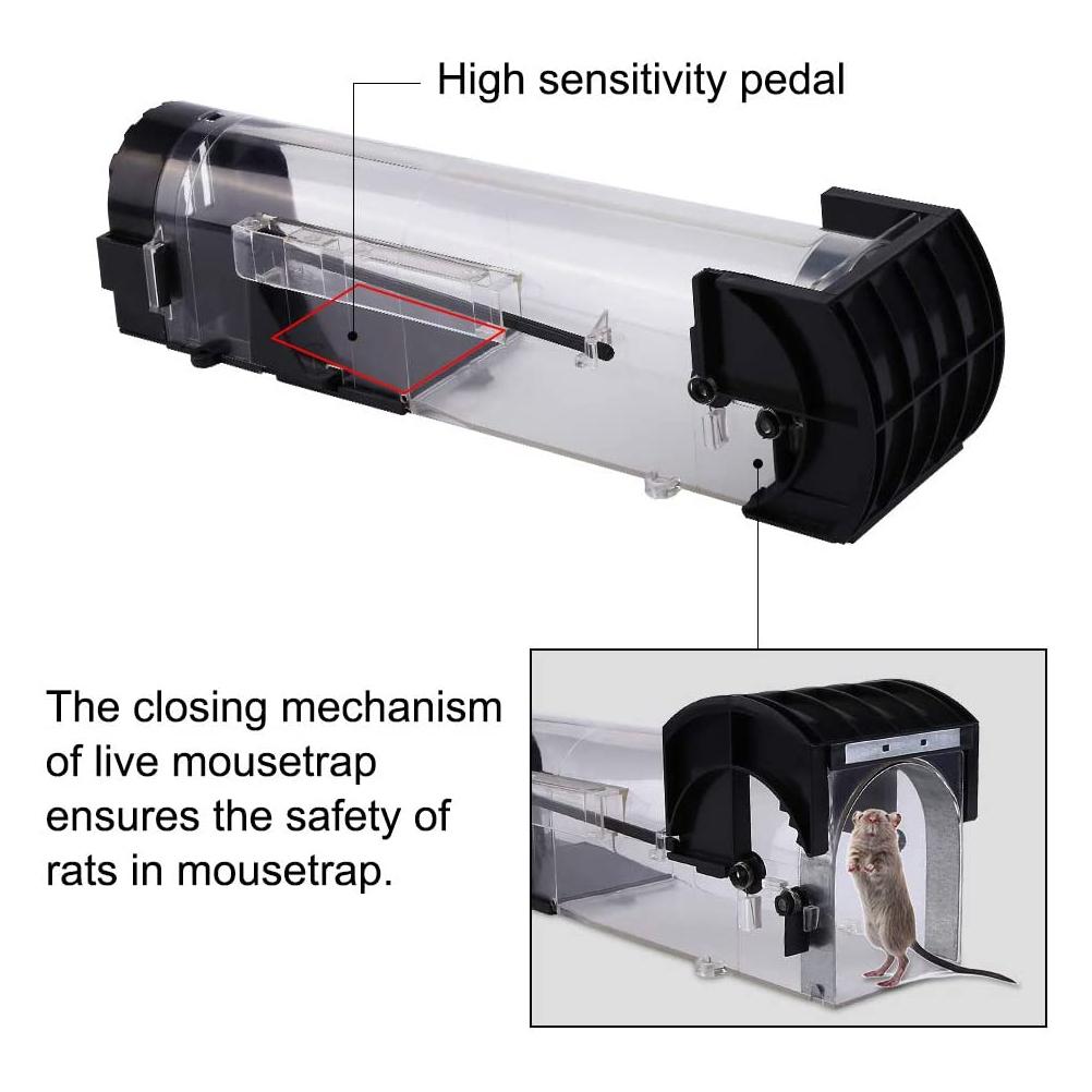 Live Mouse Trap Humane Mouse Trap Rodent Trap Reusable Durable Rat Mice Traps Animal Trap