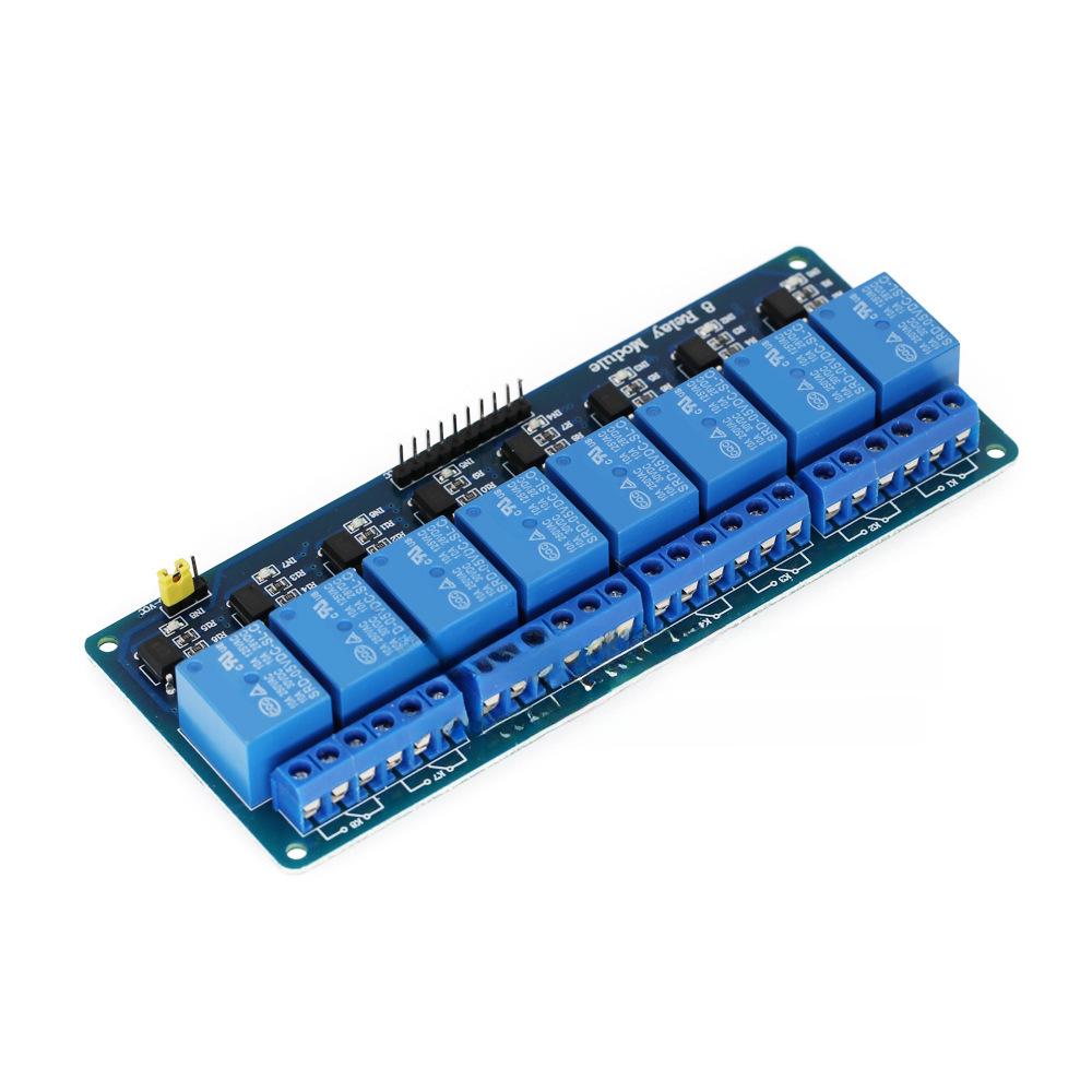 Modul releu cu 2 canale protejat cu optocuplor (5V / 12V) pentru Extindere MCU