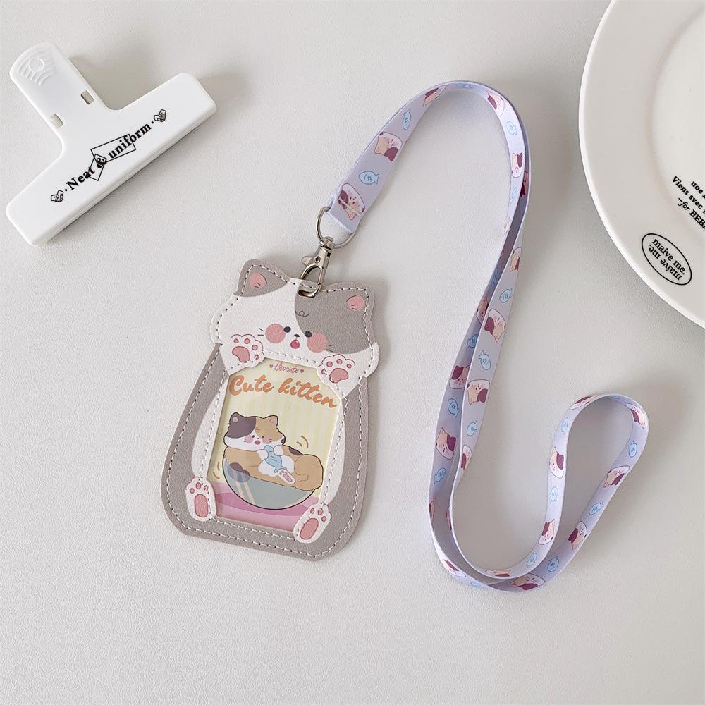 Cute Animal ID & Bus Card Holder - Decorative Star Chaser Cover & Pendant