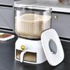 6L Rice Container Grain ,Storage with Measuring Cup ,Kitchen Storage Organizer ,Rice