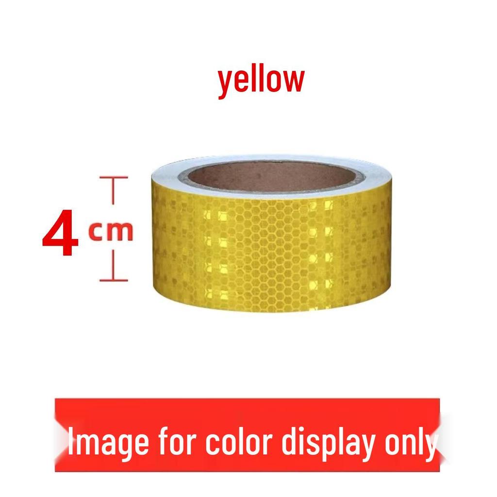 1cm Reflective Sticker for Bicycles, Cars, & Helmets - Luminous Warning Strip