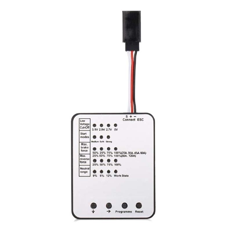 Car Accessory Programmer Brushless ESC Configuration Card Vehicle Programming Tool for Surpass & KK Series