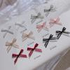 10Pcs Organza Ribbon Bow Nail Charms 3D Decoration Bows Knot  Korean Nail Parts Manicure Jewelry Kawaii Accessories