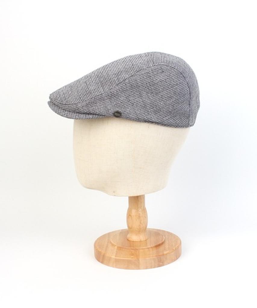 Small Check Gray Hunting Cap