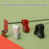 Universals 6mm Hole Anti Theft Hook Fasteners for Shelving Durability ABS Construction Easy Installation