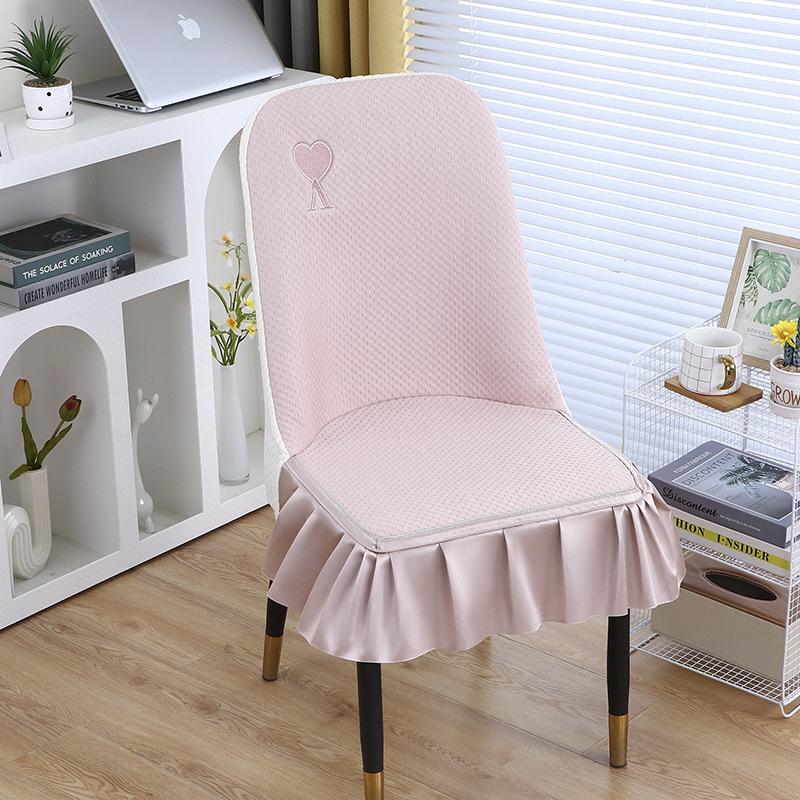 

Летний изогнутый чехол для обеденного стула Новый обеденный стол Премиум чехол для стула Премиум чехол для сиденья Всесезонная мода one size