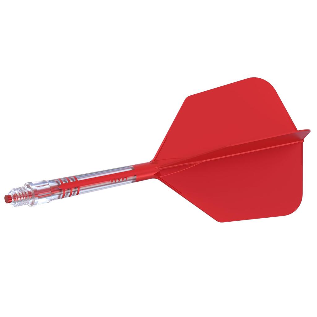 CUESOUL ROST AK57 T19 Carbon Fiber Rod with Integrated Big Wing Set of 3 Flights, Shape, (CS-AK572-5)