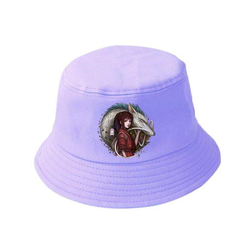 Totoro Pălărie de vară Femei Unisex Panama bob Pălărie de găleată The Design Vizor plat Miyazaki Hayao Studio Ghibli Pălărie de pescar Anime