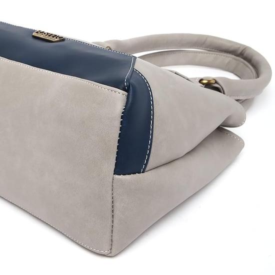 Fostelo Damen Vegan Leder Zita Handtasche Schulter Hobo Bag Damen Geldbörse (Groß)