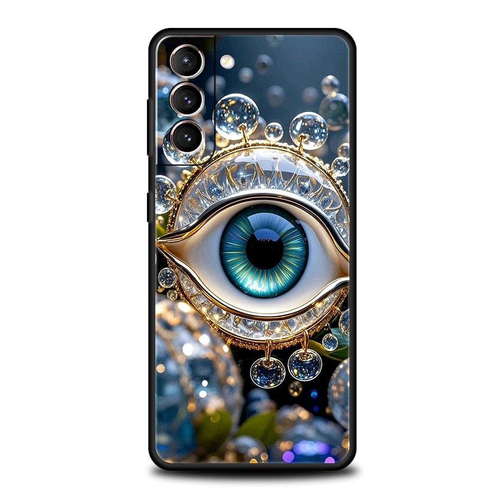 Fashion Eyelashes Eyes Phone Case for Samsung Galaxy S26 S25 S24 S23 S22 S20 S21 FE Ultra S25 Edge Plus 5G Soft TPU Cover Capas