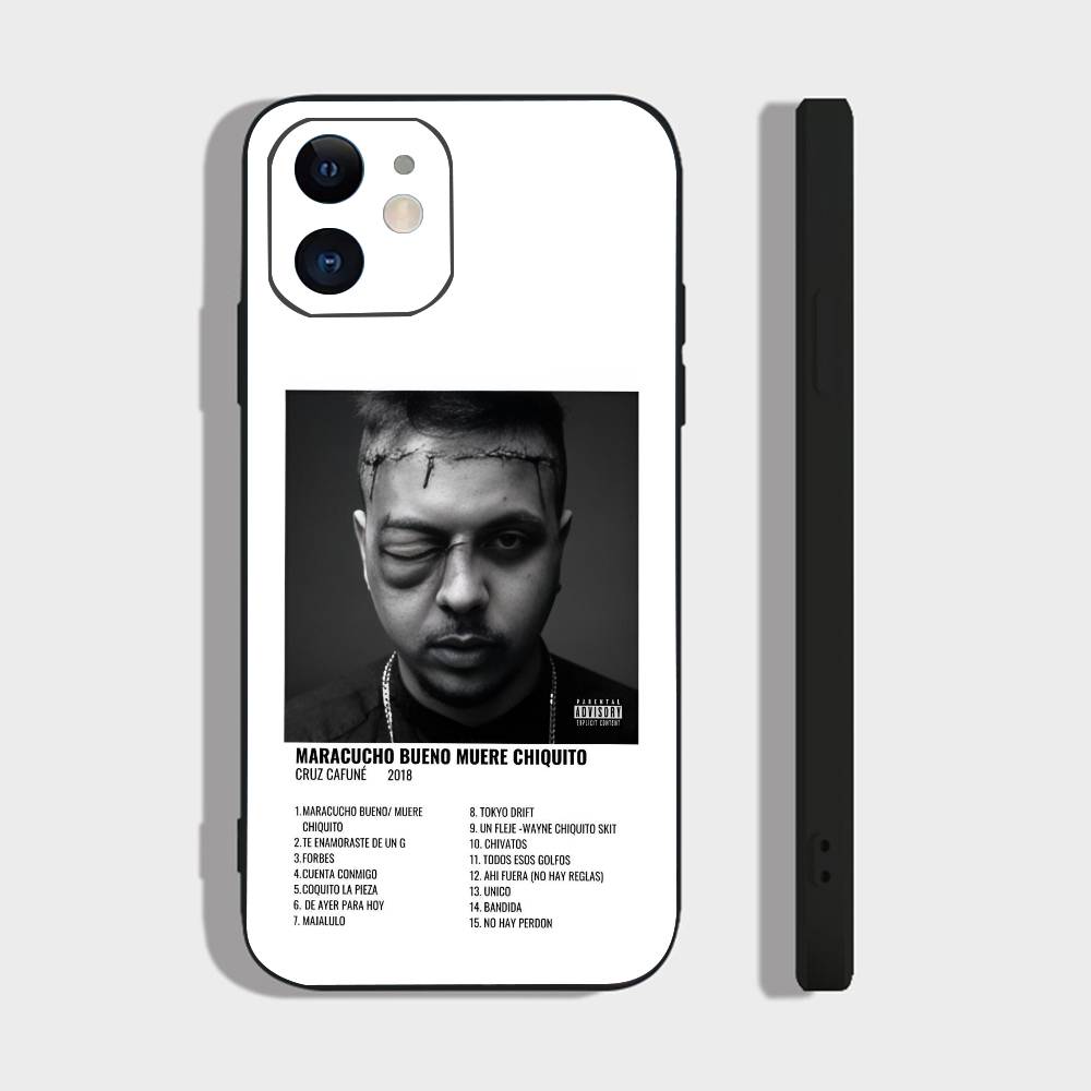 D-Dellafuente-e F C For IPhone 13,17,11,12,16,14,15,Plus,Pro Max Soft Silicone Black Phone Case