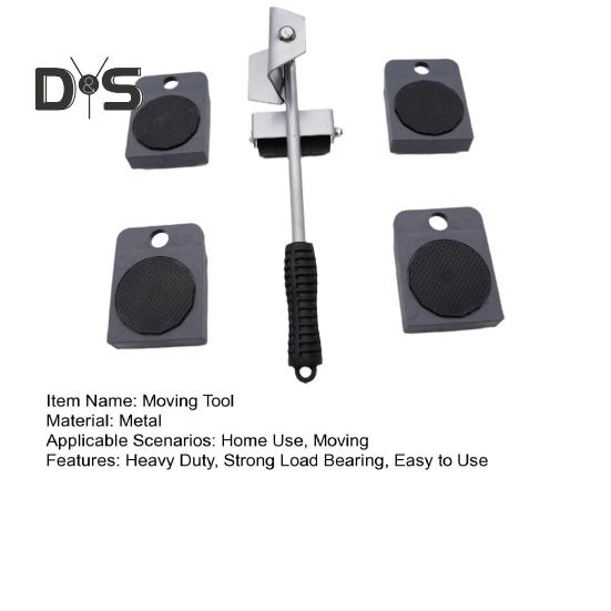 1 Set Furniture Lifter Mover Tool Heavy Duty Furniture Mover with Wheels Strong Load Bearing Appliance Roller Furniture Moving Dolly Slider