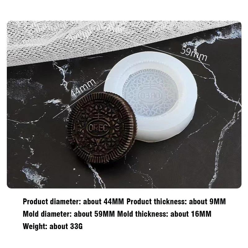 Stampo in Silicone per Biscotti Fai da Te Stampo Circolare per Ciambelle Stampo in Resina Strumenti per Decorare Biscotti al Cioccolato Stampini per Pasticceria Candele Decorazione Torta
