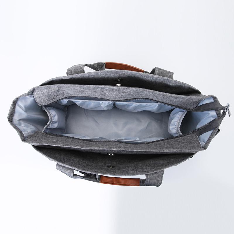 Mom & Baby Lightweight Tote: Single Shoulder Mummy Bag with Inner Divider for Travel & Commute