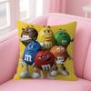 MMs Chocolate Candy Meme   pillow cover sofa cushion cover home room decoration children gift