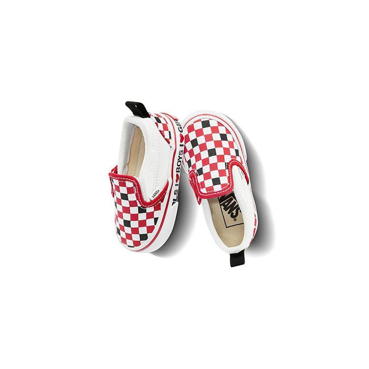 Vans Slip-On Classic V Toddler 'Checkerboard - I Heart' VN0A3488WKU