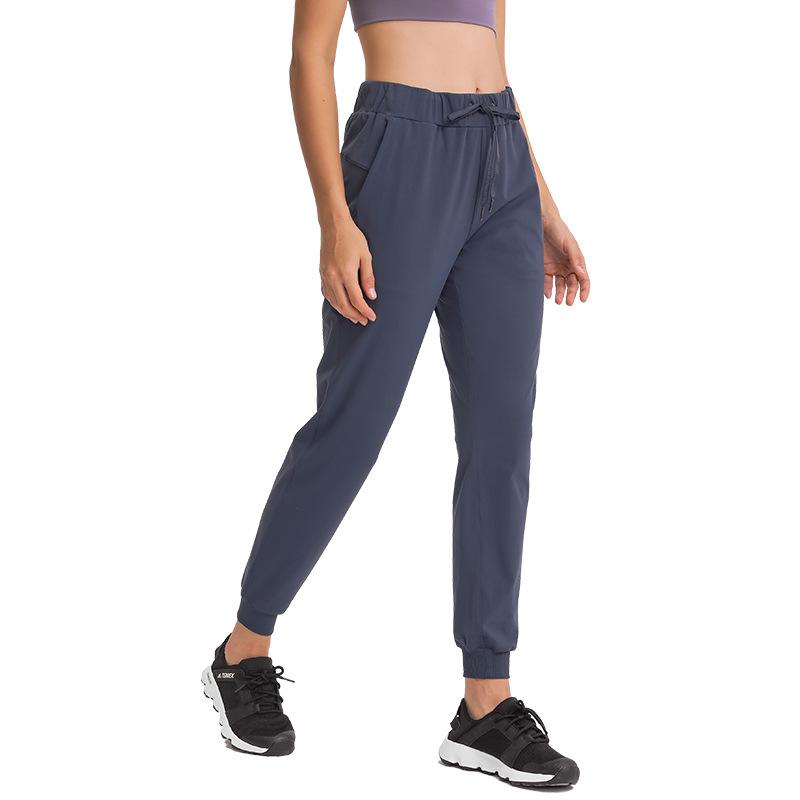 A Pair of Yoga Trousers, Elastic High Waist Loose Casual Leggings, Sports Fitness Pants for Women P Looking Thin