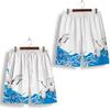 Chinese Ocean Flamingo Bird Boxing Muay Thai Kickboxing Training Shorts Print Martial Art Boxer Unisex Men Women Fighting Fitness Sport Gym Workout