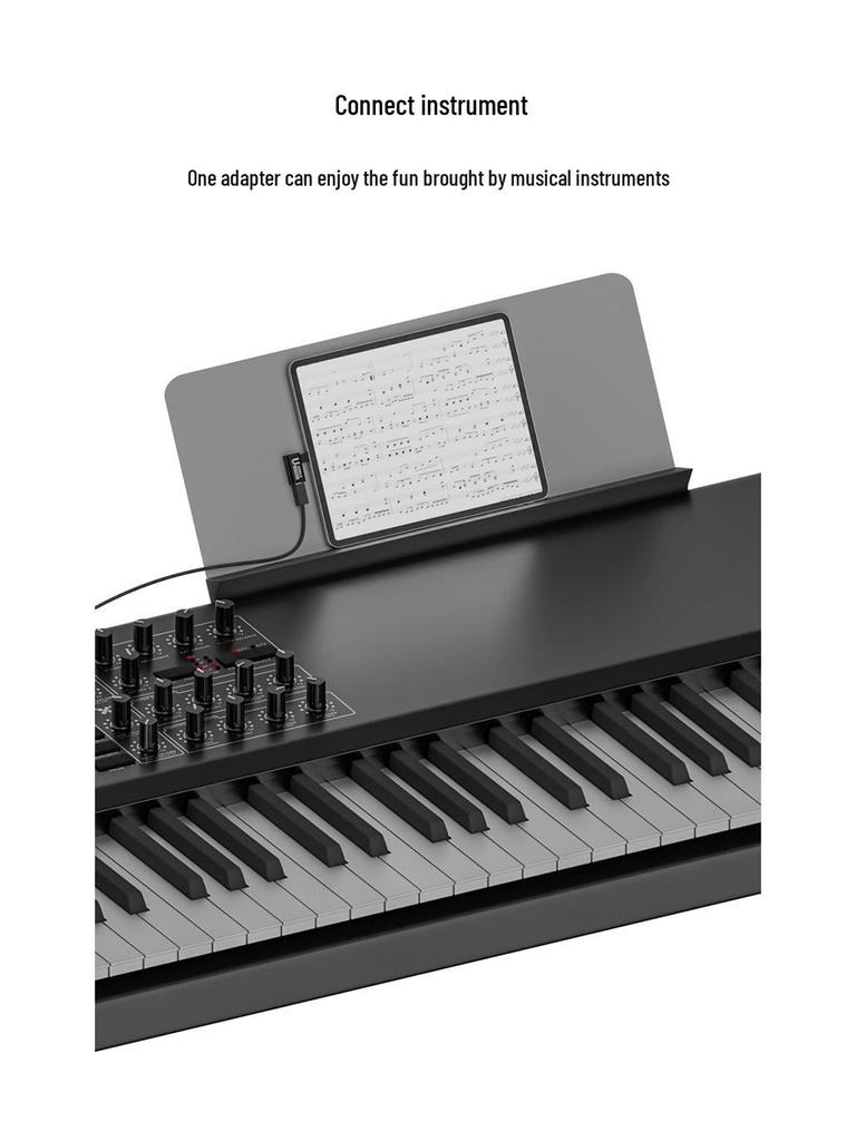 Adaptér USB-C na čtvercový USB pro elektrické piano, tiskárnové rozhraní a MIDI připojení