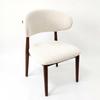 Stain-Proof Elastic C-Shaped Dining Chair Cover: Dust-Resistant, Breathable, Easy Wash & Remove
