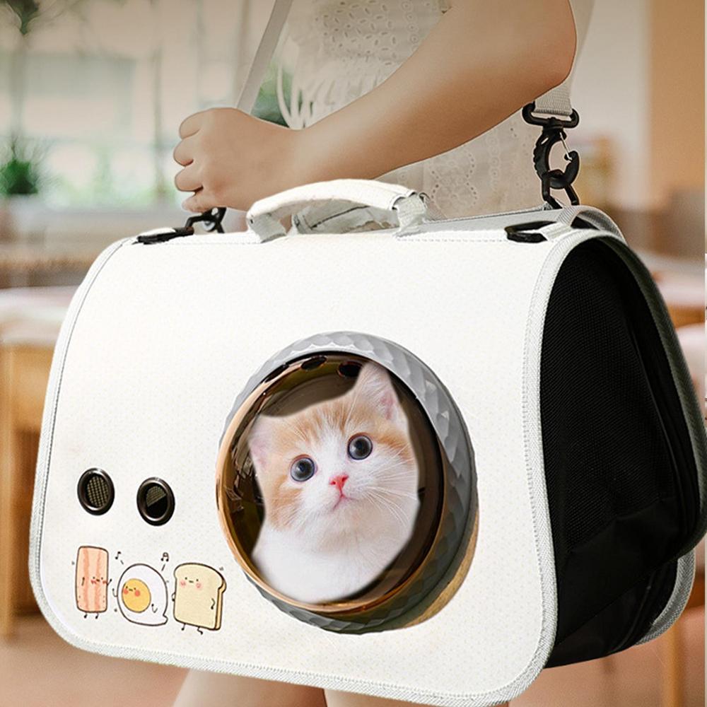 Porte-chien Sling pour petit chien Pochette Sling pour animal de compagnie Sac d'épaule pour animal de compagnie Conception ventilée Sac confortable pour chat et chien avec fermeture éclair pour le voyage et la randonnée