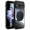 For Google Pixel 9 Pro XL Magnetic Case PC+TPU Phone Cover with Rotating Metal Kickstand,Lens Protector