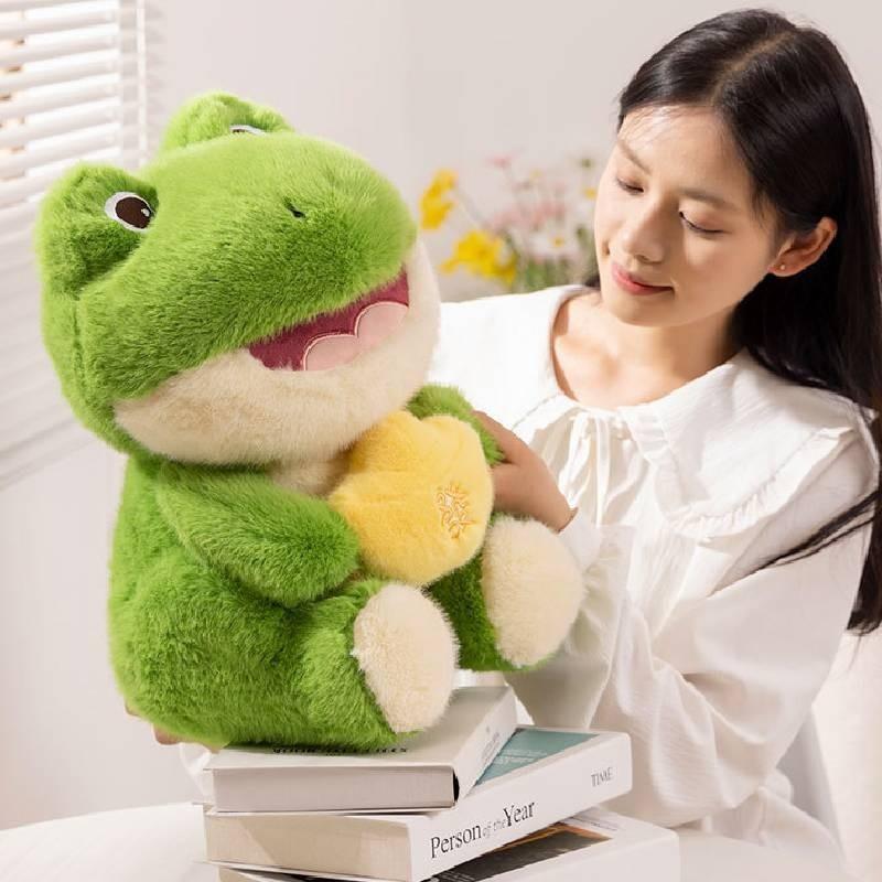 Adorable Plush Money Frog Lovely Stuffed Animal Ultra Soft Music Toy