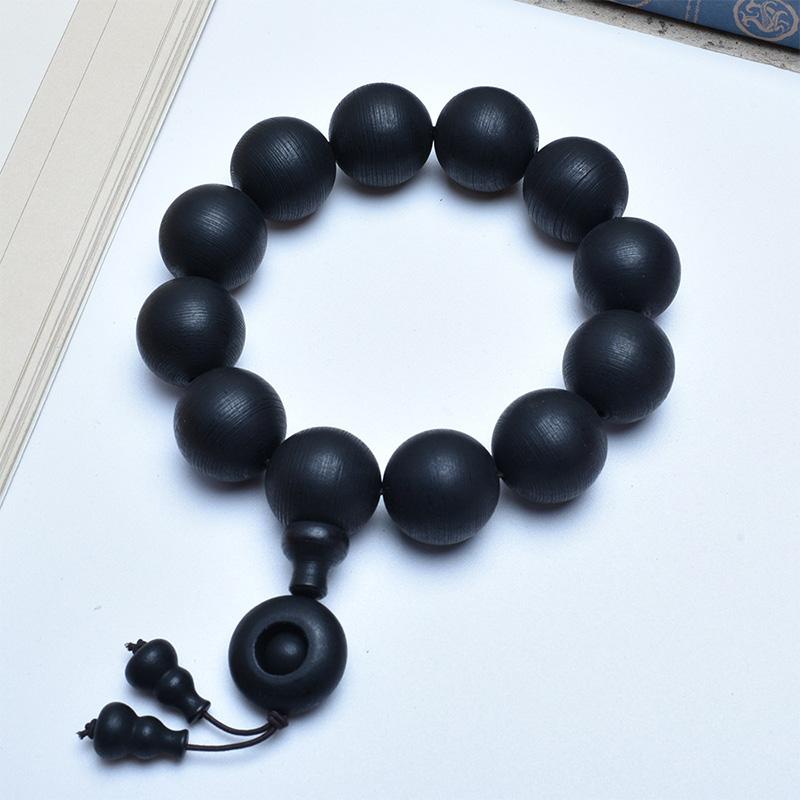 Quick Delivery Wooden Bead Bracelet Solid Lightweight Gift Con Perline Smooth Fashion Durable Natural Fragrance Bracelet