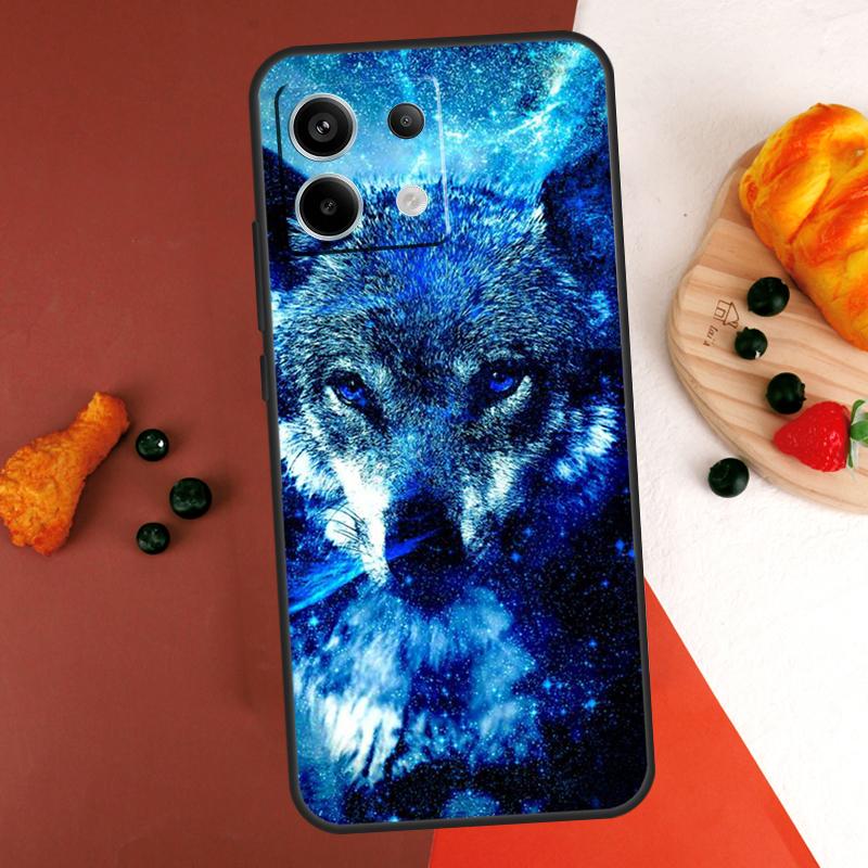 

Чехол Animal Wolf Galaxy для Xiaomi Redmi Note 14 9 10 11 12 13 Pro 9S 10S 11S 12S Redmi 13C 10C 12C 14C Coque Redmi Note 12 4G