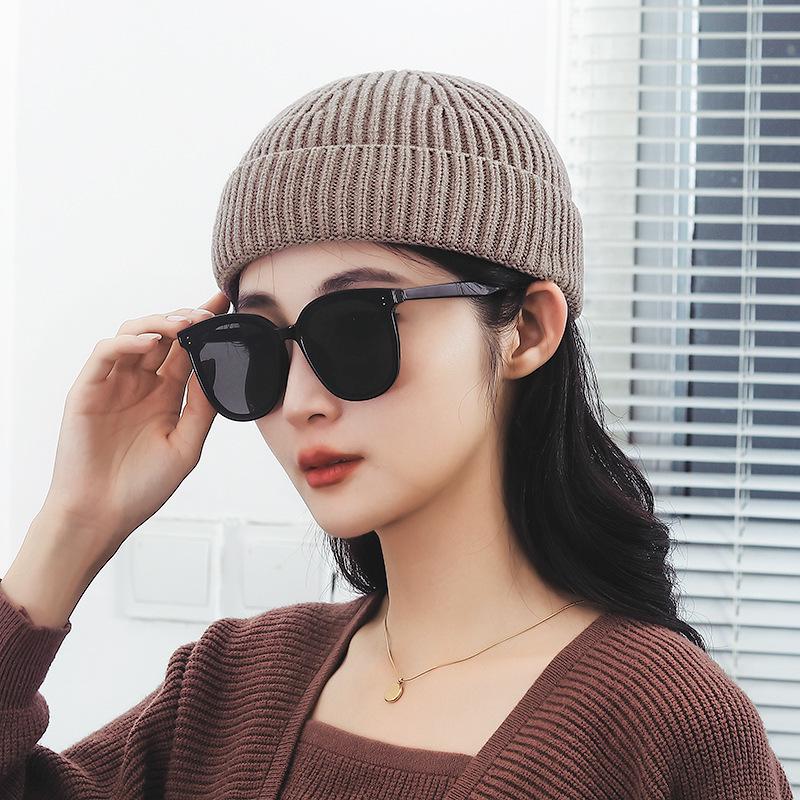 2026 Autumn/Winter Knit Dome Brim Beanie - Warm Pullover Skullcap, Plain Japanese Yuppie Style Tang Top Hat.